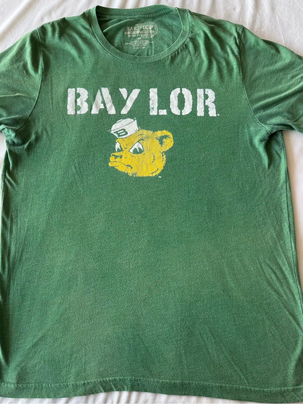 Vintage-Baylor green T-Shirt with Mascot